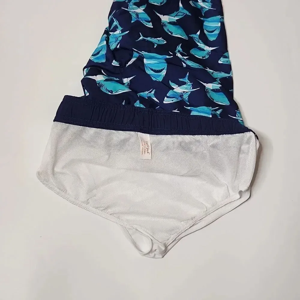 Cat & Jack Large Husky Shark Swim Trunks